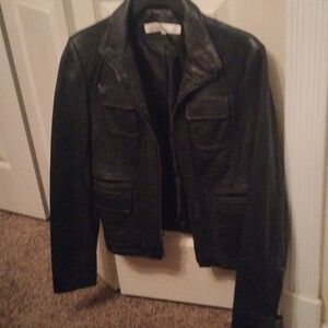 💯 fine leather, Kenneth Cole women's jacket